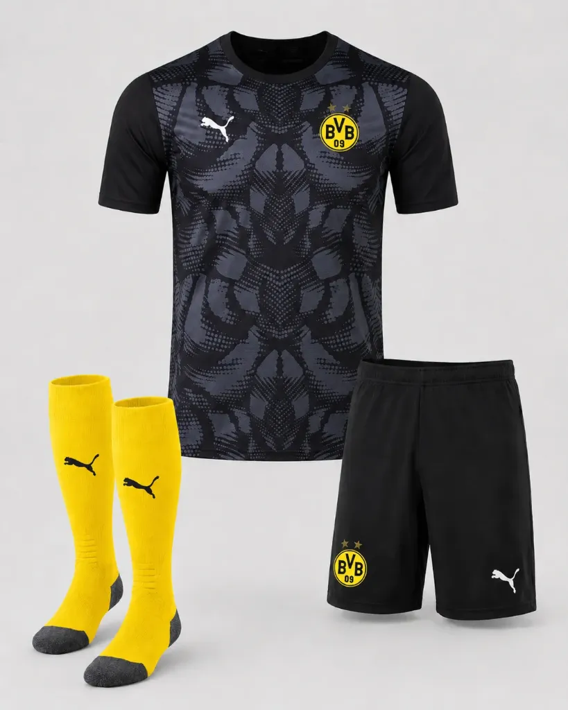 Juego Completo Negro Temporada 2026-27 (Talla 116 (5-6))